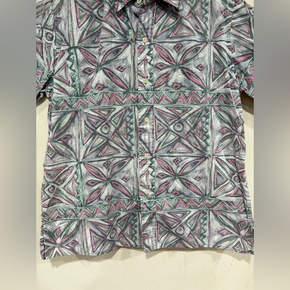 Vintage Reyn Spooner Hawaiian Traditionals Men's Shirt Short Sleeve Size Medium - Picture 4 of 6